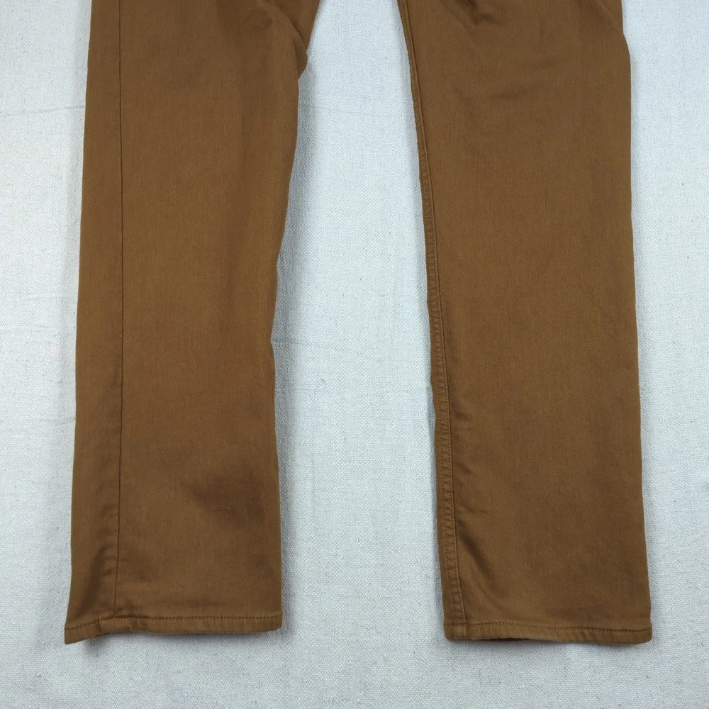 Banana Republic Mens 36x36 Khaki Pants Traveler Slim Fit Golf Stretch Casual